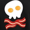 thumbnail image 3 of CafePress - Bacon And Eggs Skull Women's Dark Pajamas - Women's Short Sleeve Print T-Shirt and Pants Dark Cotton Pajama Set, 3 of 7