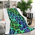 thumbnail image 2 of Flannel Fleece Throw Blanket for Couch, Leopard Print Blanket for Adult, Lightweight Cozy Soft Cheetah Blanket for Bed Sofa, Suitable for All Seasons (Brown Leopard,50x60inches), 2 of 5