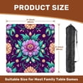 thumbnail image 2 of Mahjong Mat 31.5" x 31.5" Abstract geometric tiled ethnic seamless ornamental Design Non-Slip Noise Reduction American Mahjong Tiles Table Cover for Dominoes Poker Card Board Games Gift, 2 of 8