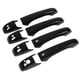 thumbnail image 5 of 4 Piezas De Cubierta De Ajuste De Manija De Puerta Exterior De Coche, ABS Negro Brillante Protector De Manija De Puerta Accesorios De Decoración Exterior Para J-eep Grand C-herokee WK2 WL 2011‑2022, 5 of 5