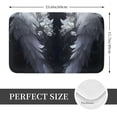 thumbnail image 2 of Honeii Elegant Feathered Floral Wings Pattern Door Mat, Welcome Door Mats Outdoor Indoor, Stain and Fade Resistant, Non-Slip Entry Matfor Bedroom, Bathroom, Kitchen, 2 of 7