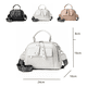 thumbnail image 2 of Bolsas Mujer Crossbody Bolsos De Mano Dama Bandoleras Moda Xtellar blanco, 2 of 3