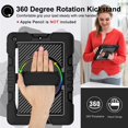 thumbnail image 3 of Shockproof Case For iPad 7th 8th 9th Generation 10.2 inch Rotating Stand Cover with Shoulder/Hand Strap, 3 of 10
