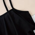 thumbnail image 5 of vigerkar Girls Tankini Swimsuits Two Piece Bathing Suit Ruffle Swimwear Set for Teen Girls 7-14 Years (Black, 9-10 Years), 5 of 8