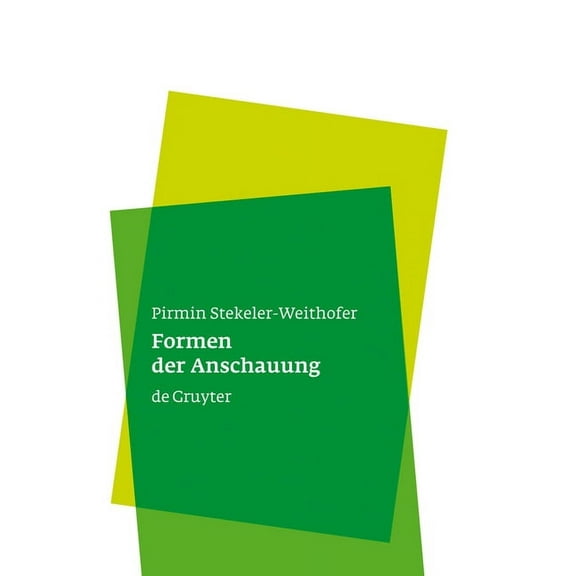 Formen der Anschauung, (Hardcover)