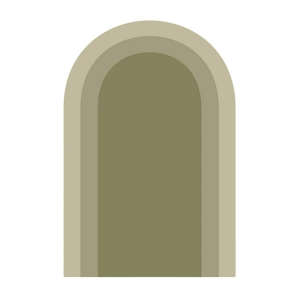 Papel tapiz de PVC, calcomanía de pared con arco, autoadhesiva, 31,5 x 19,7 pulgadas Verde