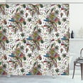 thumbnail image 1 of Ambesonne Multicolor Shower Curtain, Flora Pattern, 69"Wx84"L, Multicolor, 1 of 3