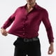 thumbnail image 5 of pstuiky camisas de manga larga para hombre, Camisa informal de manga larga con botones y elástico para hombre tops de invierno para hombre m, 5 of 9
