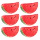 thumbnail image 4 of 6 piezas de rodajas de sandía falsas para exhibición de frutas, accesorios de fotografía, 4 of 6