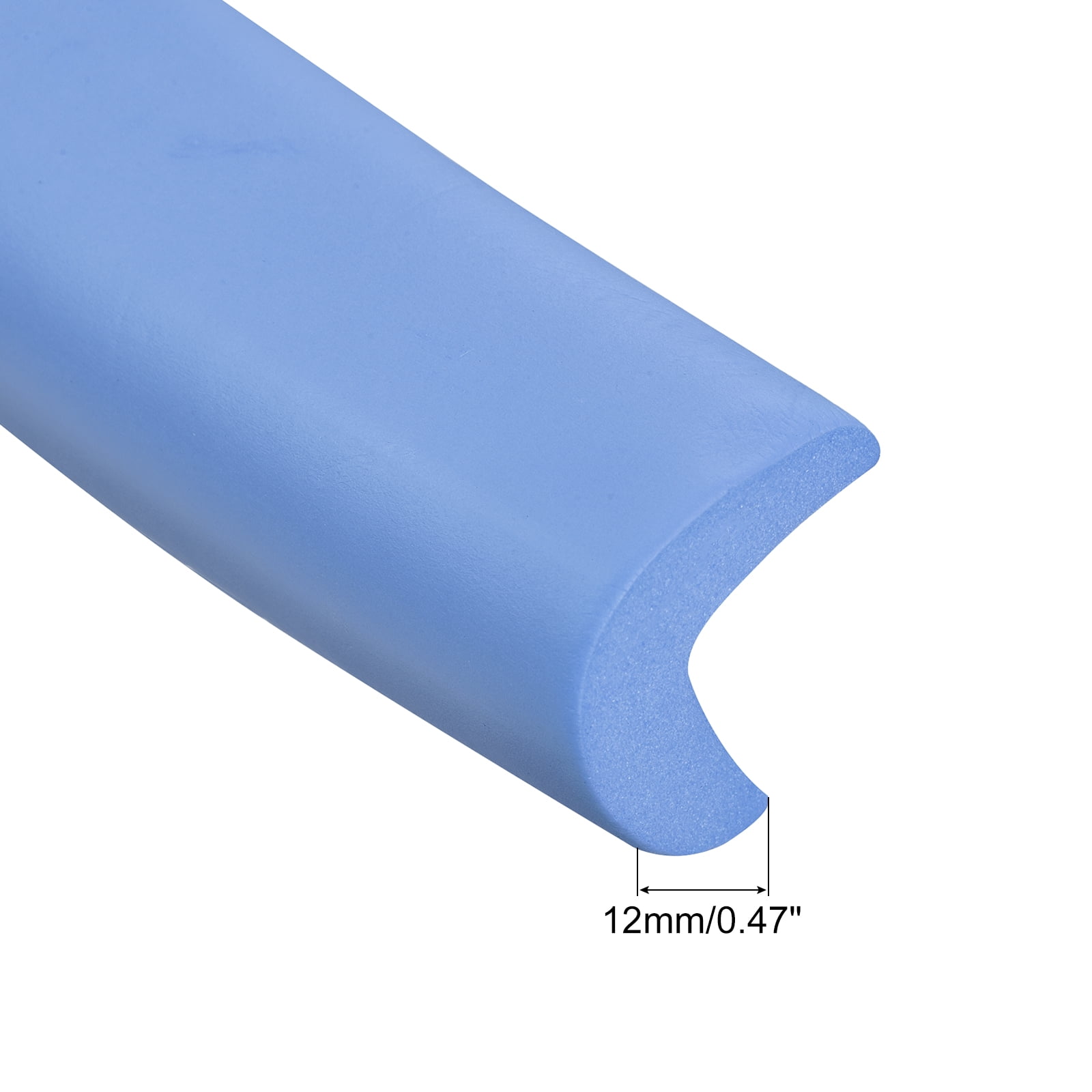 Uxcell Corner Guards Protectors 6.56ft(2M), Pack Foam Bumper L Shape, Blue