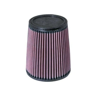 K&N High-Flow Original Lifetime Universal Clamp-On Air Filter: High Performance, Premium, Washable: Flange Diameter: 6 In, Filter Height: 8 In, Flange Length: 0.625 In, Shape
