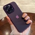 thumbnail image 1 of Ultra Thin Matte Hard PC Translucent Clear Phone Case for iPhone 16 15 14 Plus 13 12 11 Pro Max Shockproof Slim Silky Skin Cover Purple For iPhone 11Pro Max, 1 of 6