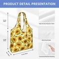thumbnail image 7 of Wukai Sunflowers Sturdy and Stylish Reusable Canvas Tote Bag: Eco-Friendly, Heavy-Duty Grocery Shopping Bag with Reinforced Handles, 7 of 7