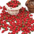 thumbnail image 4 of Strawberry Play Kitchen Dollhouse 1:12 Model Miniature 10Pcs Fruit Dining Toy Simulation kitchen toy, 4 of 8