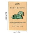 thumbnail image 2 of Lucky Pony Decorations for 2026 – Handcrafted Lucky Pony Crystal Figurine for Year of the Horse,2026 Lucky Horse Ornament,Gift for Prosperity,Decoration for New Year and Home, 2 of 4