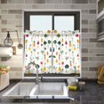 thumbnail image 4 of Yayeee Kitchen Curtains Light Filtering 27"x24" Rod Pocket Short Cafe Window Panel, Beige Vegetables Pattern, 4 of 7
