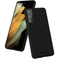 thumbnail image 1 of TopSave Goospery Liquid Silicone Gel Rubber Full Body Protection Cover Case For Samsung S21 Plus, Black, 1 of 3