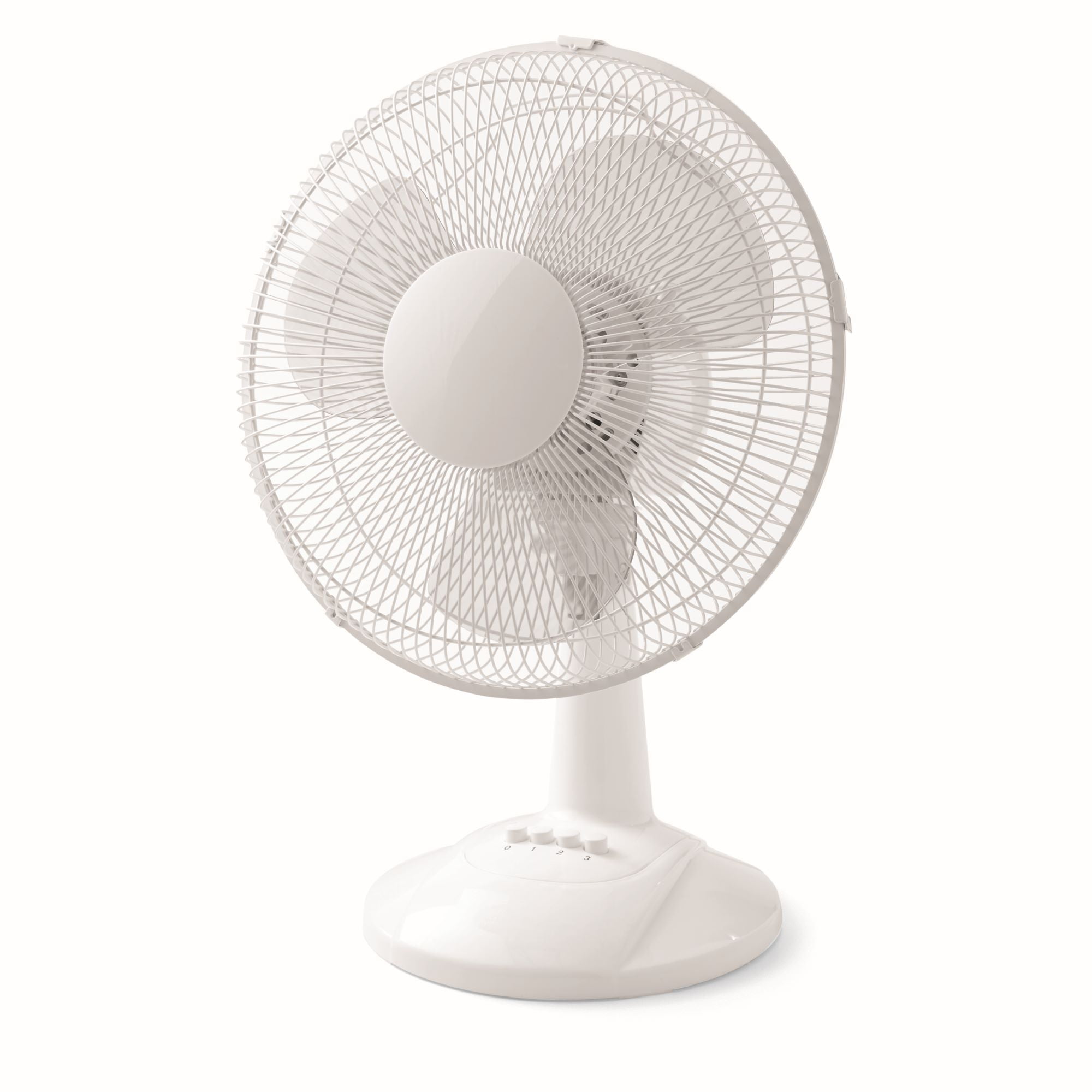 Pelonis 12" 3-Speed Oscillating Table Fan, White, FT30-8MBWV, New