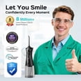 thumbnail image 3 of Irrigador Dental Coslus Para Dientes: 4 Modos, Inalámbrico Y Portátil, Tanque Grande 300 Ml, Recargable, Ipx7, Limpiador Dental Para Casa Y Viaje, Negro C30 (Fc5360)(A), 3 of 9