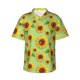thumbnail image 1 of Fotbe Sunflower Leaves Camisa Hawaiana para Hombre Unisex – Camisa Casual de Verano con Botones de Manga Corta de Algodón y Lino,Large, 1 of 7