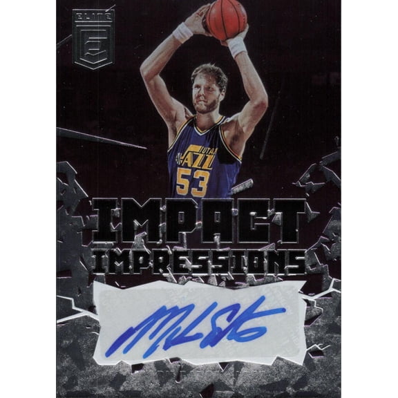 2021-22 DONRUSS ELITE IMPACT IMPRESSIONS #2 MARK EATON AUTO UTAH JAZZ