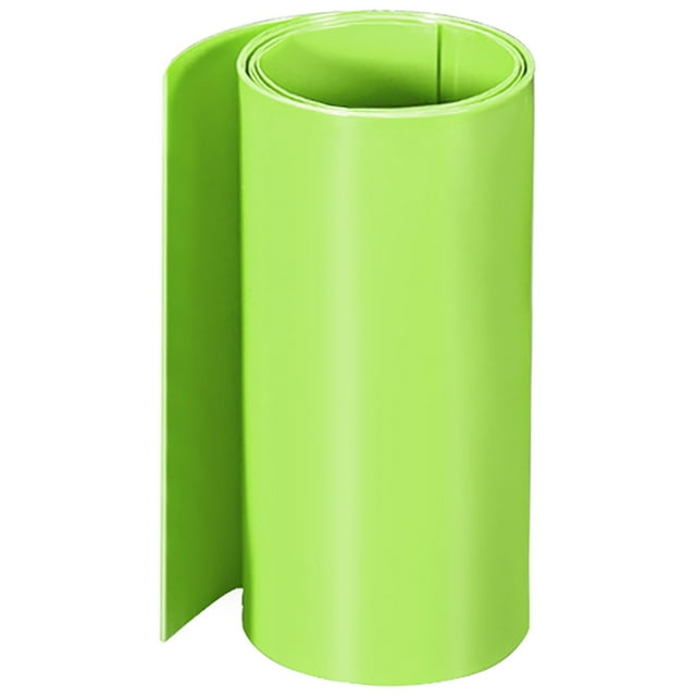 Tubos de Termocontracción de 115 mm de Ancho Plano para Doble Capa 18650 1 Metro Verde