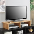 thumbnail image 2 of Pemberly Row Large TV-Monitor Riser in Light Oak Wood Finish, 2 of 5