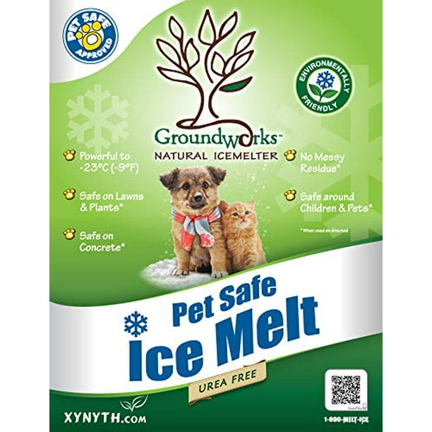 Groundworks All Natural Ice Melt Child, Pet, Plant and Concrete Safe 10 Pound Bag