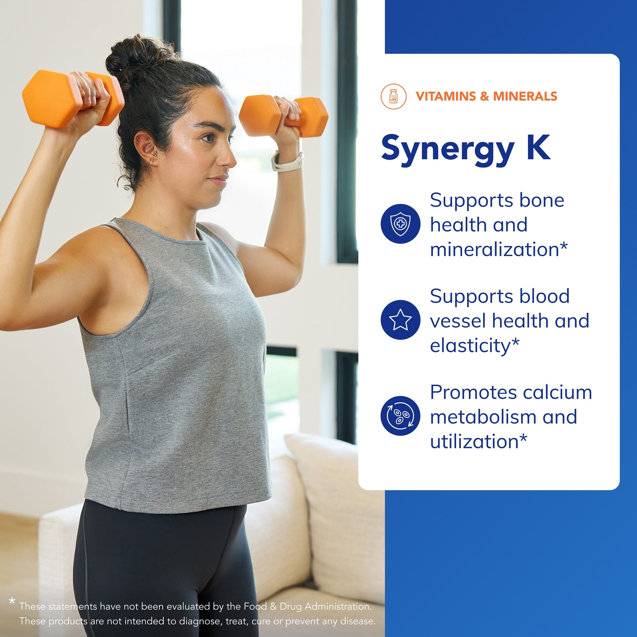 Pure Encapsulations Synergy K - with Vitamin K1, K2 & D3 - Supports Bones, Blood Vessels, Vascular Elasticity & Calcium Utilization* - Includes Cholecalciferol - Gluten Free & Non-GMO - 120 Capsules