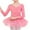 Watermelon Red-03, variant on Avrntaa Girls Skirted Leotard Sparkle Long Sleeve Ballerina Tutu Ballet Dress Front Lined