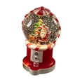 thumbnail image 4 of Sharprepublic Christmas Musical Snow Globe Craft Musical Lantern for Bookshelf Living Room The Santa Elk, 4 of 8