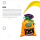 thumbnail image 3 of Matsuzay Bolsas de embalaje de Halloween, contenedor de almacenamiento para niños, regalo decorativo, bolsa con cordón, suministros para jardín de Kits de decoración para fiestas Gato negro Matsuzay HA070721-03, 3 of 6