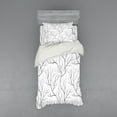thumbnail image 2 of Ambesonne Black and White Bedding Set 4 Pcs, Winter Tree, Queen, White Black, 2 of 3
