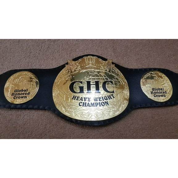 GHC Heavyweight Wrestling Championship Belt-full size