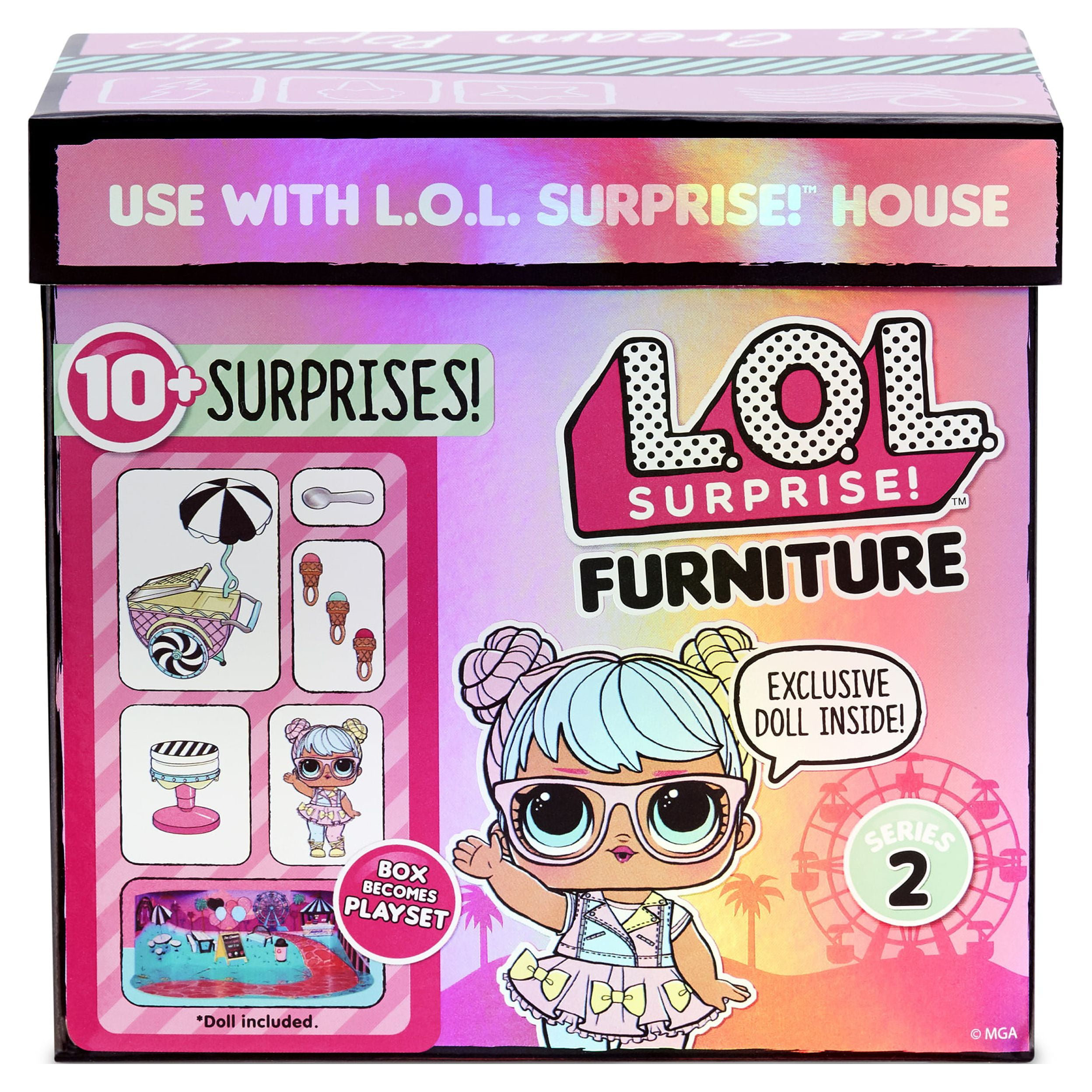 LOL Surprise Furniture Ice Cream Pop Up With Bon Bon 10