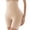 Beige, variant on Women's High Waisted Shapewear Shorts Tummy Control Butt Lifter Compression Underwear Nylon Spandex Thigh Slimming Shaper 1PC for Under Dress Postpartum Workout,Black,XL