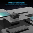 thumbnail image 5 of for Nokia G10 Super Fast Charging Block, 45W Wall Charger USB C Adapter ( Cable Not Included ) - PPS Charger Adapter Block - Black, 5 of 5
