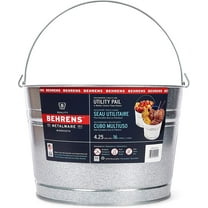 Behrens C17GS 4-1/4-Gallon Galvanized Steel Pail