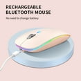 thumbnail image 5 of TENMOS Wireless Bluetooth Mouse Rechargeable Silent Mouse (Bluetooth 5.1 + 2.4G) LED with Nano Receiver, 5 of 7