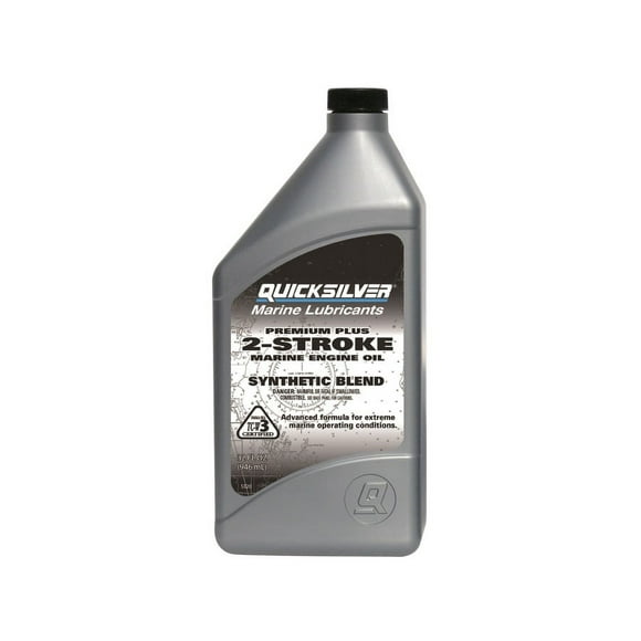 Quicksilver Premium Plus 2-Stroke Synthetic Blend Marine Oil - 1 Quart
