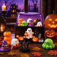 thumbnail image 3 of 3.54" Halloween Squishy Figure Set in Purple Storage Box, 7-Piece Soft Rubber Fidget Toy Collection for Desk Decor & Party Favors, 3 of 4
