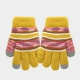 thumbnail image 6 of SUXIAN Childrens Winter Scarf Set Outdoor Warm Hat Neck and Gloves Yellow One Size, 6 of 6