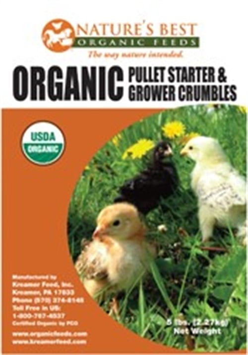 Nature's Best Organic Feeds SP512C Organic Chick Starter Grower Feed, 5