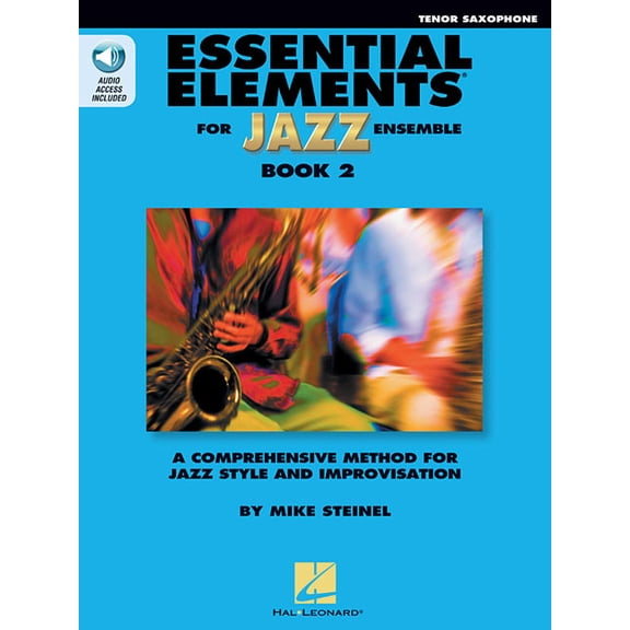 Essential Elements for Jazz Ensemble - Book 2 - BB Tenor Saxophone (Book/Online Audio), (Paperback)