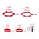 thumbnail image 4 of Adaptador de Conversión profesion 142 a 148x12mm 100 a 110x15mm Rotor de de Espaciador de de 6 Ori , 5 mm rojo DYNWAVEMX Adaptador de cubo de bicicleta, 4 of 8