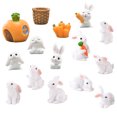 thumbnail image 4 of 15Pcs Modèles de Lapin Décoratifs Accessoires de Lapin de Pâques Accessoires Bonsaï (Style Mixte), 4 of 7