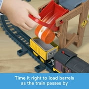 Thomas & Friends Diesels Lift & Load Construction Set, Motorized Toy Train Playset