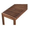 thumbnail image 6 of Moe's Home Collection Rohe Bench Walnut Brown Wood Ottomans Stools & Benches, 6 of 7