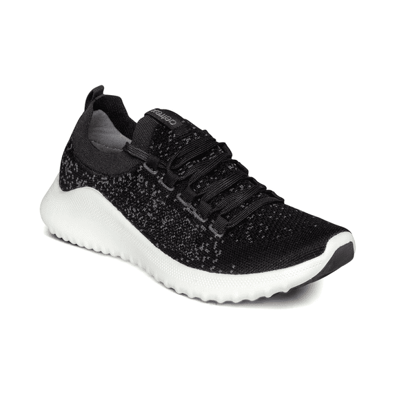 Aetrex Women's Carly Arch Support Stretchy Comfort Lace Up Sneakers for Women