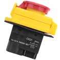thumbnail image 3 of Interruptor de arranque y parada de 250 V 16 A IP54 Interruptor de liberación de voltaje sin botón pulsador de parada de emergencia Electroimán, 3 of 5